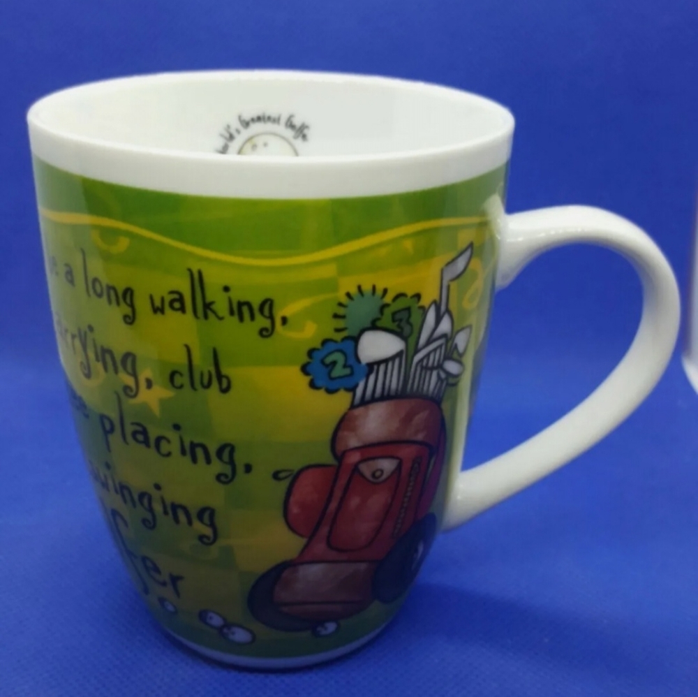 History and heraldry coffee mug world's greatest golfer Brand New (C3)